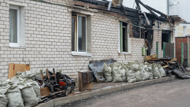 Professional Fire Damage Removal technician working in Ravensdale, WA